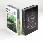 custom book with sprayed edges