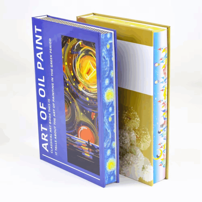 custom book with sprayed edges