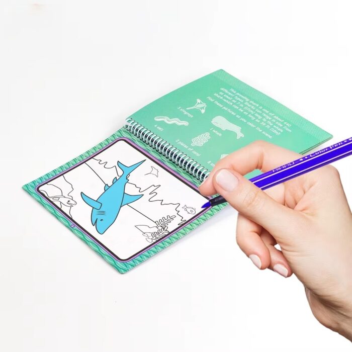 hard cover coloring book for kids