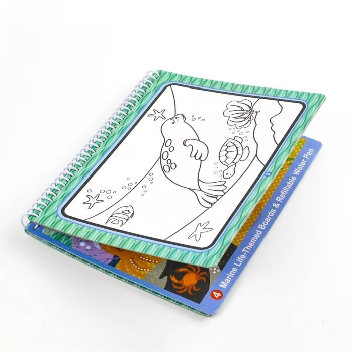 hard cover coloring book for kids
