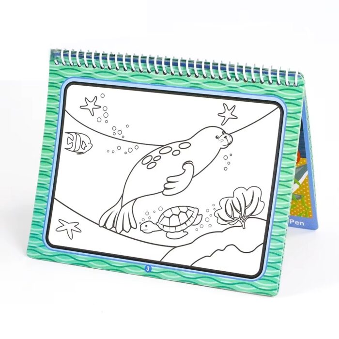 hard cover coloring book for kids