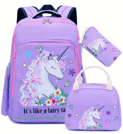 kids travel backpack set
