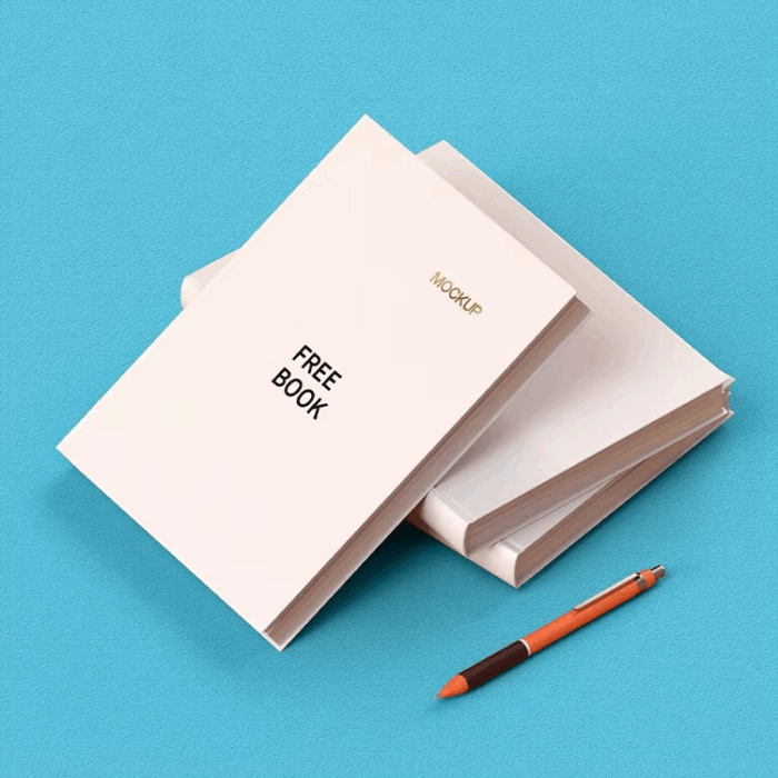 matte film laminated book