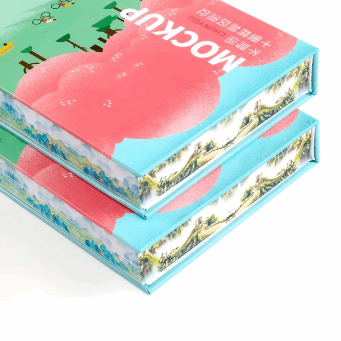 stenciled edge novel printing