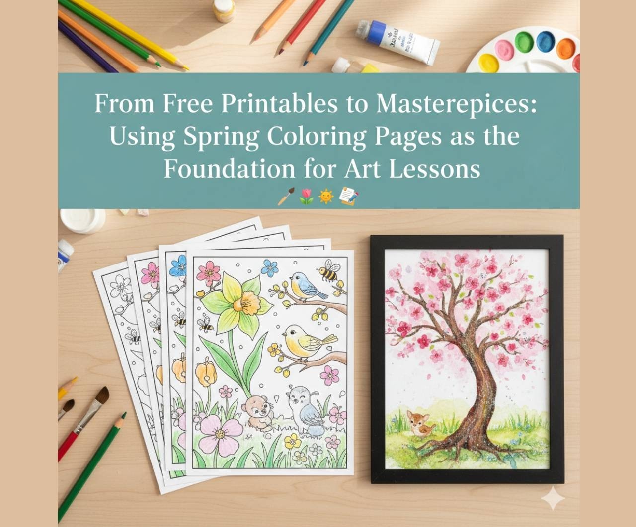 Spring Coloring Pages