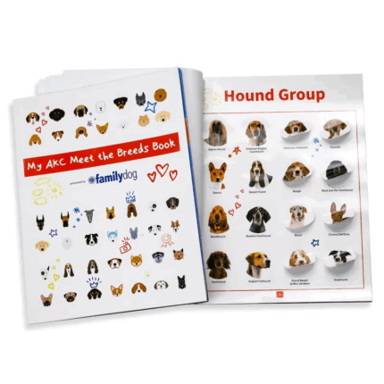 puppy sticker custom printed book