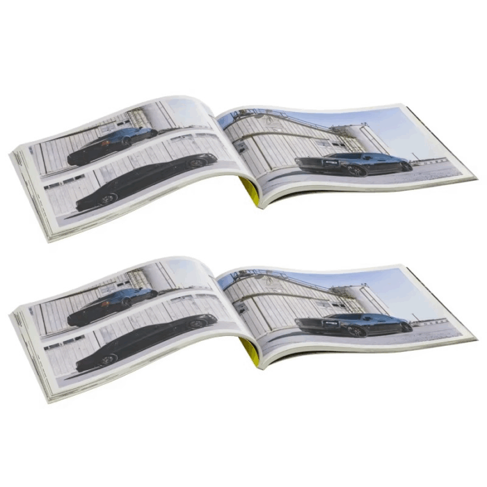 softcover book printing with UV