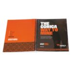 2025 High Quality Luxury Customized Promotional Spiral Journal Notebook Soft Cover Daily Journal Printing Service