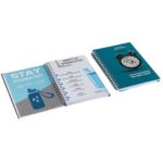 Custom Hardcover Journal Book Thick Silver Spiral Coil Notebook Cardboard Paper for Student Kids Gift Printing
