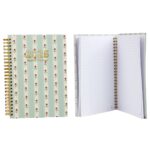 "Custom Gold Foil Hardcover Cardboard Spiral Bound Journal Notebook Agenda Book-Premium Printing"