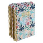 2025 Custom A3/A4/A5 Hard Cover Workbook Wire Spiral Bound Exercise Books Planner Journal Diary Notebook Printing