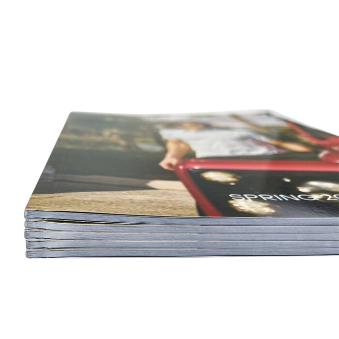 Wholesale Service for Custom Brochure Catalogue Printing Perfect Offset Cardboard Material for Clothing Catalogues Paperback