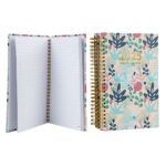 Gold Foil Spiral Notebooks A3/A4/A5 Cardboard Paper with Hard Cover Daily Planner Journal Notepad Publishing & Printing Services