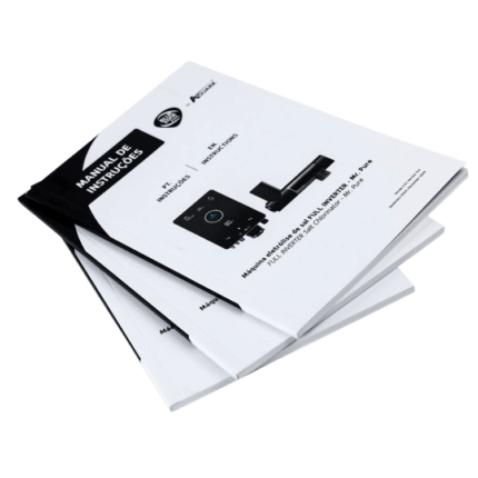 Custom Printed A5 Size Double Sided Art Paper Printing Softcover Perfect Binding Product Instruction Manual Printing