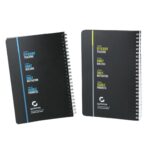 Customizable Wholesale School Notebook Waterproof PVC Cover Journal for School Office Business Hard Cover Cardboard Paper