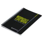 Wholesale Customizable Silver Spiral Coil Hard Cover Notebook Bulk Business Office Journals Cardboard Paper Printed Notebook