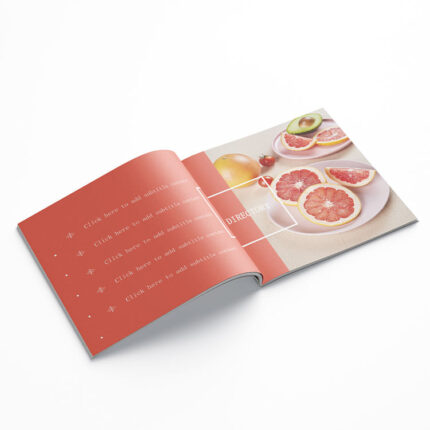 Custom Logo Printing Full Color Printing Passport Size Booklet Soft Cover Book