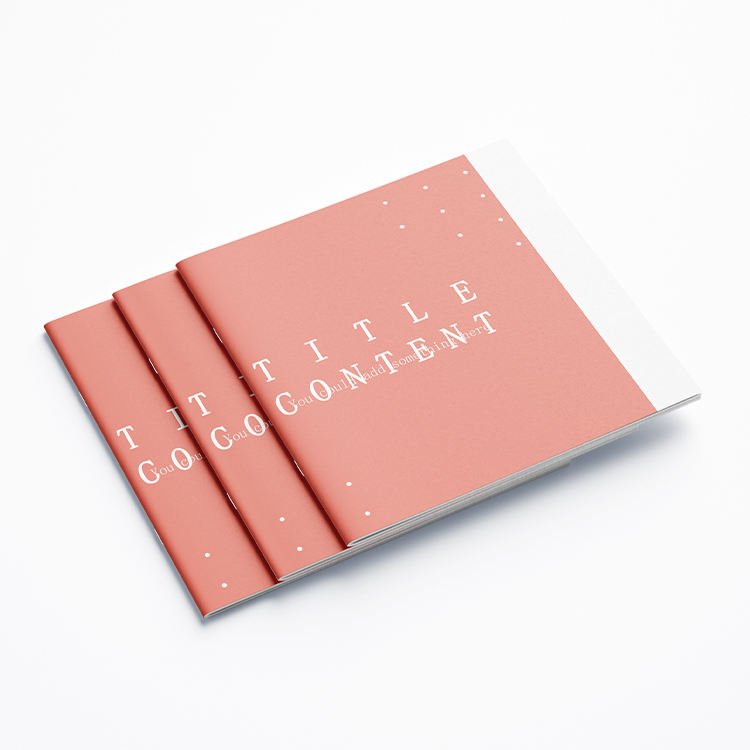 Booklet Soft Cover Book4