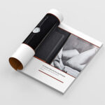 Custom Offset Printing Soft Cover Books Catalogs and Magazine Brochures Printed with Vegetable Inks on Cardboard and Art Paper