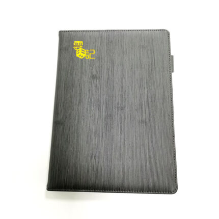 Custom Printed A5 Notebook Hardcover PU Leather with Ribbon Bookmark Spiral Binding Cheap Cardboard Paper for Note Taking