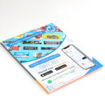 Children's Soft Cover Saddle Bound Book Color Printed Swim Plan for Writing Made From Art Paper for Swimming Clubs