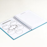 Best-Selling Customized Silver Spiral Bound A4/A5 Notebook Hardcover Workout Motivational Journal with Personalised Printing