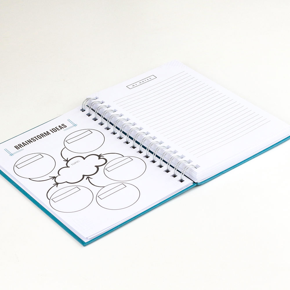 Best-Selling Customized Silver Spiral Bound A4/A5 Notebook Hardcover Workout Motivational Journal with Personalised Printing Best-Selling Customized Silver Spiral Bound A4/A5 Notebook Hardcover Workout Motivational Journal with Personalised Printing