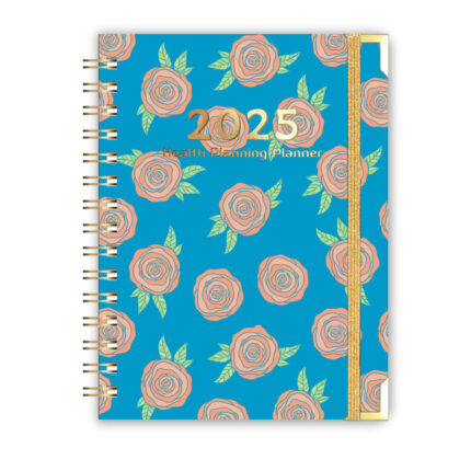 2025 High Quality Custom Spiral Notebook for Students A4 A5 B5 Custom Planner Agenda School Notebooks Customizable