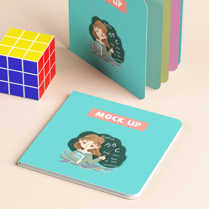 High Quality Printer Custom Cardboard Books Print Children Kids Board Book Printing Service