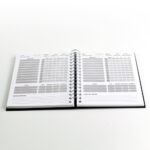 Printed High Quality Hard Cover Loose-leaf Notebook Diaries Custom Printed