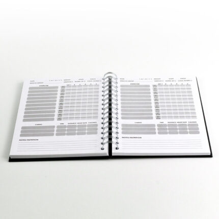 Printed High Quality Hard Cover Loose-leaf Notebook Diaries Custom Printed