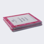 Custom A4 Women's Health Planner Hardcover Spiral Monthly Weekly Meal Tracker with 100 Sheets and Tips Divider Pages Printing