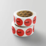 Round Adhesive Logo Labels
