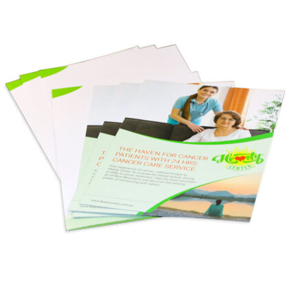 Professional Custom High Quality 157gsm Paper Printing for A2 A3 A4 A5 A6 Flyers Card Brochures Folder Greeting Cards Leaflets