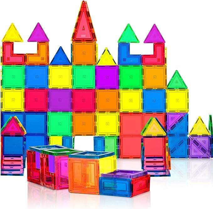 Hot Sale 100 Pcs Colorful Magnetic Tiles Safety Building Blocks Set STEM Educational Kids Magnetic Tiles for Children Hot Sale 100 Pcs Colorful Magnetic Tiles Safety Building Blocks Set STEM Educational Kids Magnetic Tiles for Children