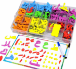 New Products Arabic Magnetic Letters and Numbers Early Child Foam Alphabet Plastic Custom Letters Educational Toys