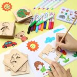 Montessori DIY Painting Stencils