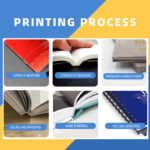 Custom Printing Full Color Sotfcover Paperback Workbooks Softcover Books With Perfect Binding Luxury Book