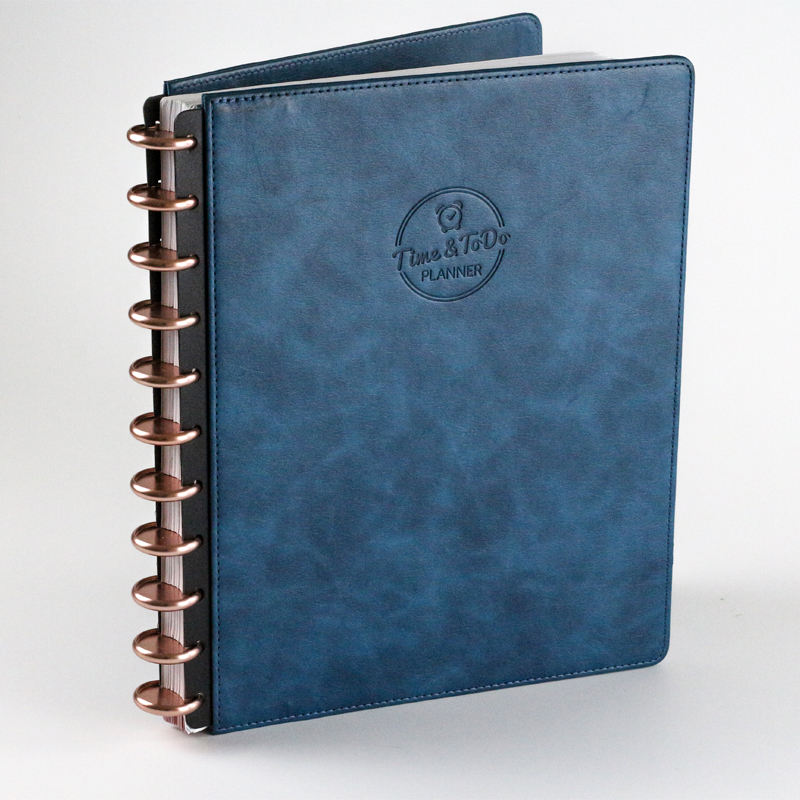 Customizable Hardcover Journal Leather Book Gold Spiral Bound Planner Wire-o Notebook With Golden Foil Stamping Logo Customizable Hardcover Journal Leather Book Gold Spiral Bound Planner Wire-o Notebook With Golden Foil Stamping Logo