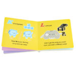 Custom Children's Educational Laminated Board Book Cardboard Cover with Hard Cover and Perfect Binding for Kids