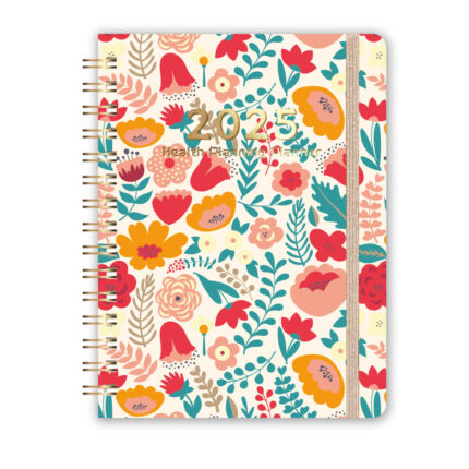 2025 High Quality Custom Spiral Notebook for Students A4 A5 B5 Custom Planner Agenda School Notebooks Customizable