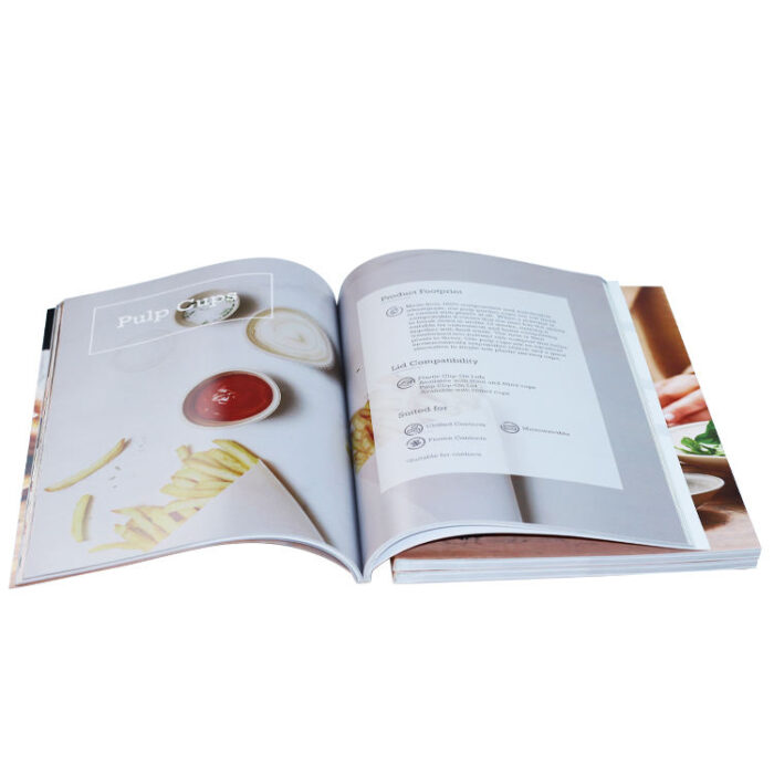 High Quality Custom Printed A4 Catalog Offset Printing Bound Paperback Cover Durable Cardboard Art Material for Magazine