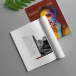 Custom Offset Printing Soft Cover Books Catalogs and Magazine Brochures Printed with Vegetable Inks on Cardboard and Art Paper