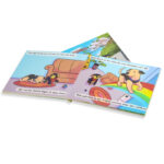 Books for Kids Printing Bulk Manufacture Full Color Environmental Soy Bean Ink Printing Custom Board Flap Books for Kids