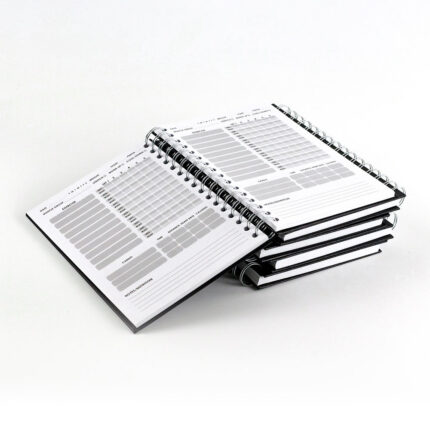 2023 New Product Custom Printed Paperback Cover Spiral Book