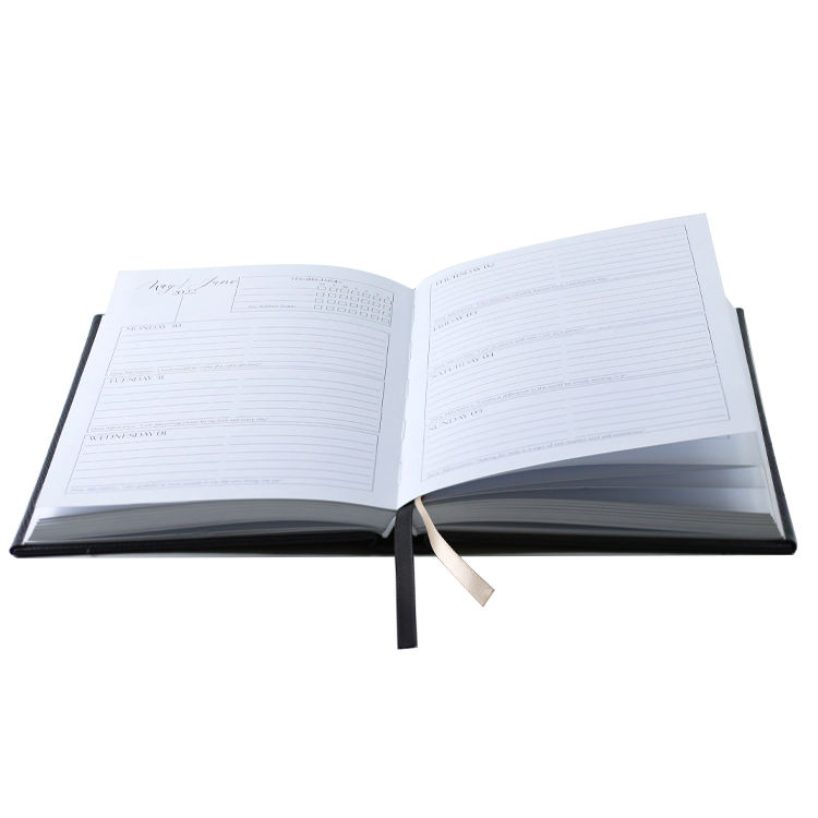 Widely Used Leather Cover Material Notebook Gift Set Pages Custom Printed at Wholesale Pricesf