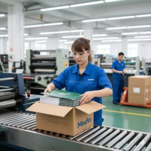 custom paper size brochure catalog fold flyer booklet printing 1