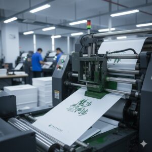 custom paper size brochure catalog fold flyer booklet printing 2