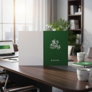 custom paper size brochure catalog fold flyer booklet printing 4