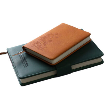 Hot Fashionable Low-Priced Leather-Covered Diary Custom Size Book With Offset Printing Hard Cover on Paper Cardboard Material